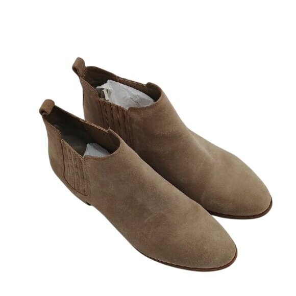 Michael Kors Boots Brown Leather Booties Ankle Boots Womens Size 11 - Picture 1 of 9